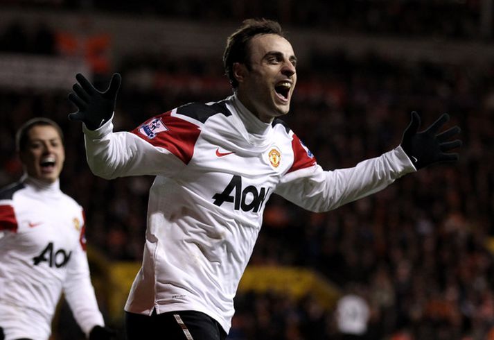 Dimitar Berbatov, framherji Manchester United er markahæsti leikmaður ensku úrvalsdeildarinnar með 19 mörk.