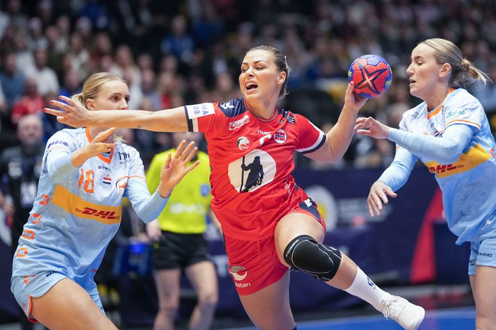 Nora Mörk var markahæst í norska landsliðinu í kvöld.