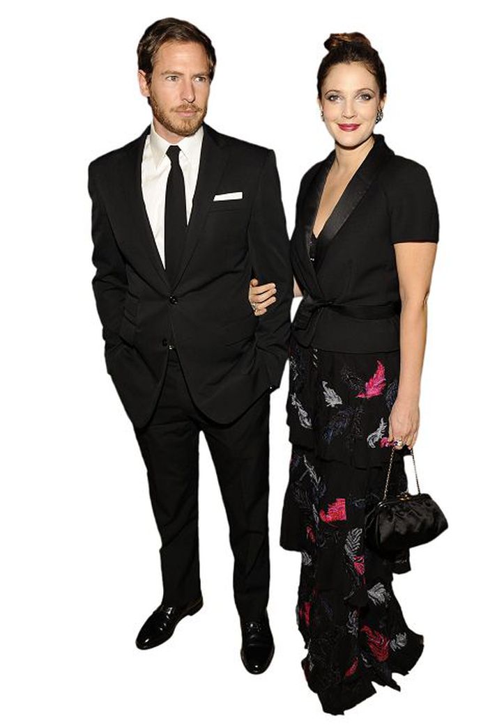 Drew Barrymore og Will Kopelman gengu í það heilaga um helgina.