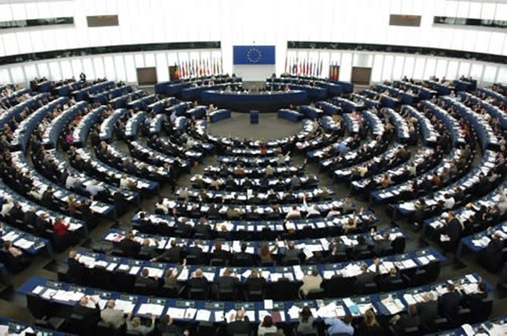 Þingsalur Evrópuþingsins.