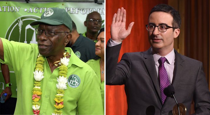 Jack Warner og John Oliver.