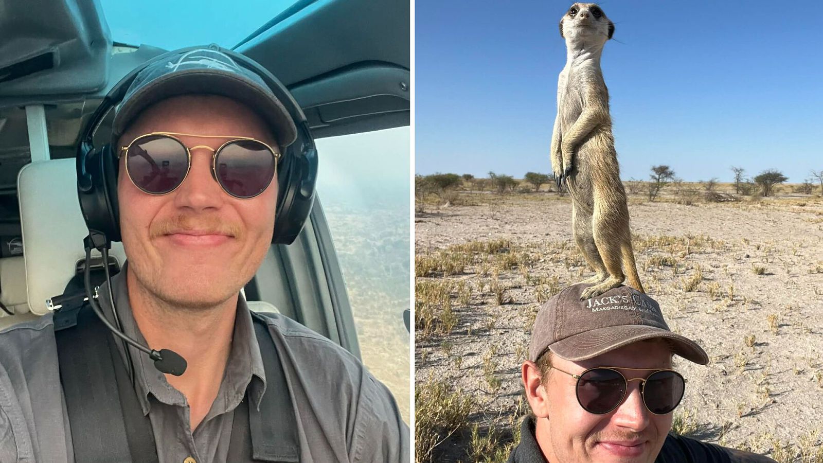 Fleygt út í vatn af flóðhesti