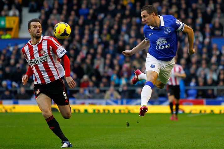 Jagielka í leiknum gegn Sunderland.