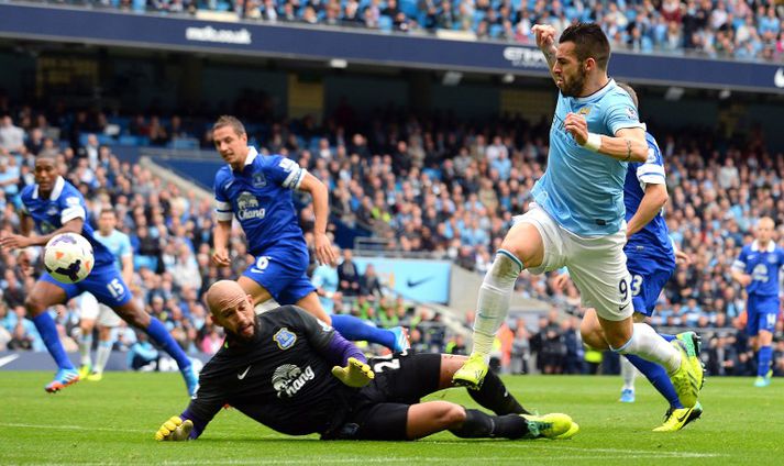 Negredo skoraði fyrsta mark City í leiknum.