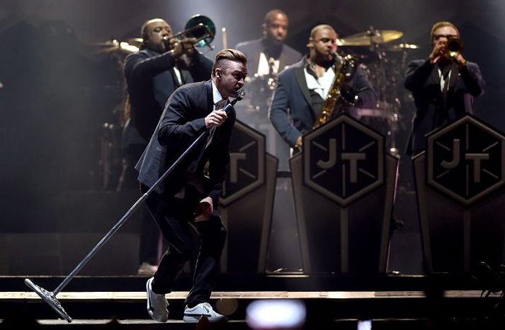 Frá tónleikum Justins Timberlake í Staples Center í Los Angeles þann 12. ágúst síðastliðinn.
