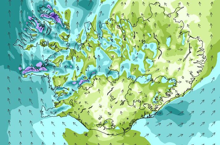 Vindaspá Veðurstofu Íslands.