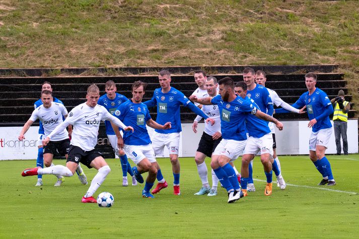 Úlfur Ágúst Björnsson hefur ekki getað klárað síðustu tímabil með FH vegna þess að hann spilar einnig með Duke háskólanum í Bandaríkjunum.