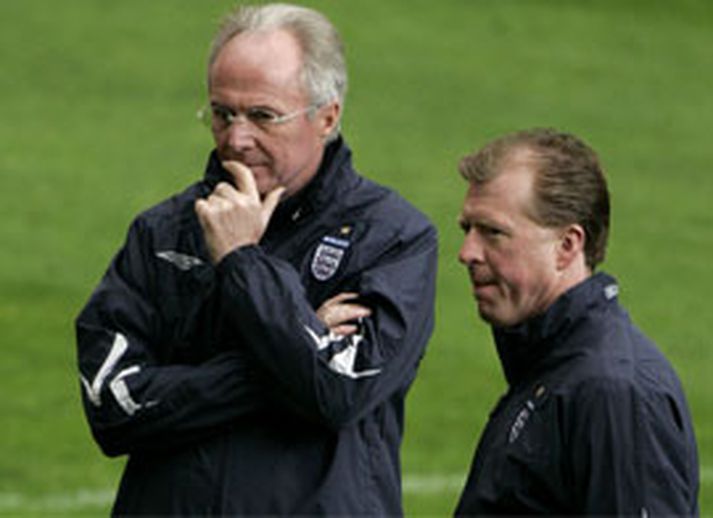 Sven Goran Eriksson og Steve McClaren arftaki hans.