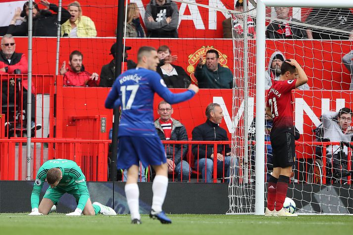 De Gea eftir að hafa fengið markið á sig.