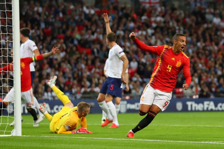 Spánverjar fögnuðu sigri á Wembley