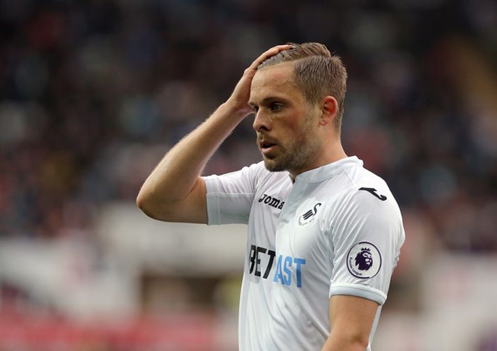 Gylfi Þór Sigurðsson er væntanlega á förum frá Swansea City.