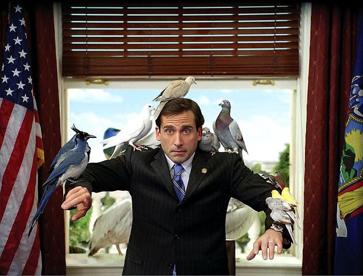 Steve Carell leikur njósnaforingja í fremsta flokki.
