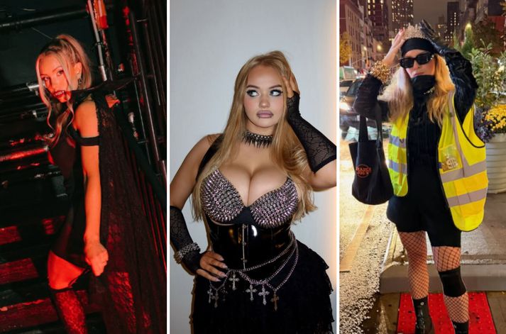 Þessar voru ekki hræddar við að klæða sig upp í tilefni dagsins.