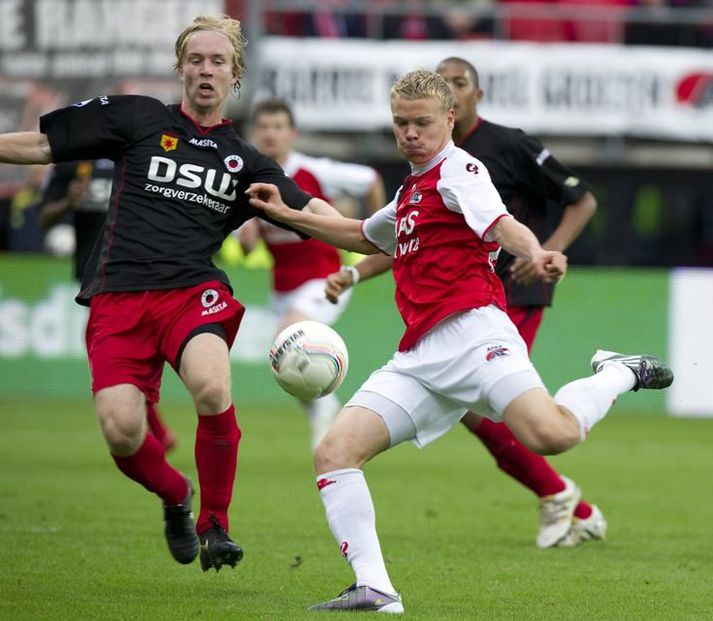 Kolbeinn Sigþórsson á fullri ferð.