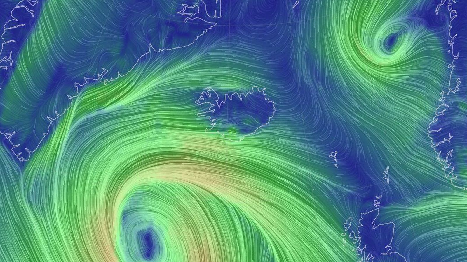 Fylgstu með ó­veðrinu ganga yfir