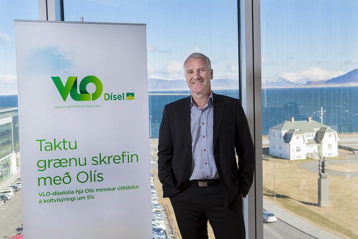 VLO er hreinna og umhverfisvænna díseleldsneyti en áður hefur þekkst, að sögn Jóns Ólafs Halldórssonar, framkvæmdastjóra smásölu- og eldsneytissviðs Olís. Mynd/Vilhelm