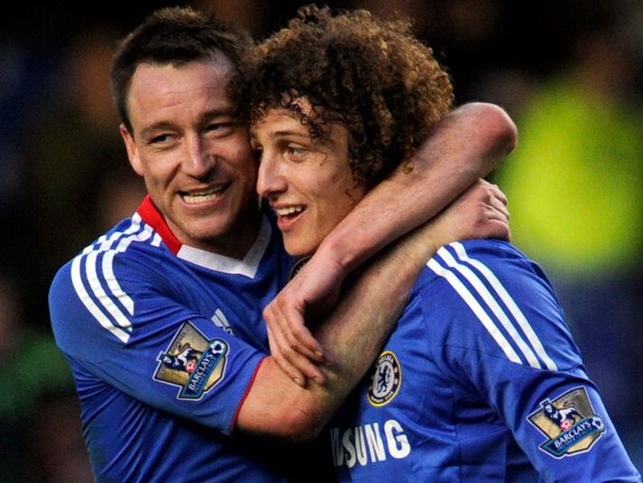 John Terry og David Luiz.
