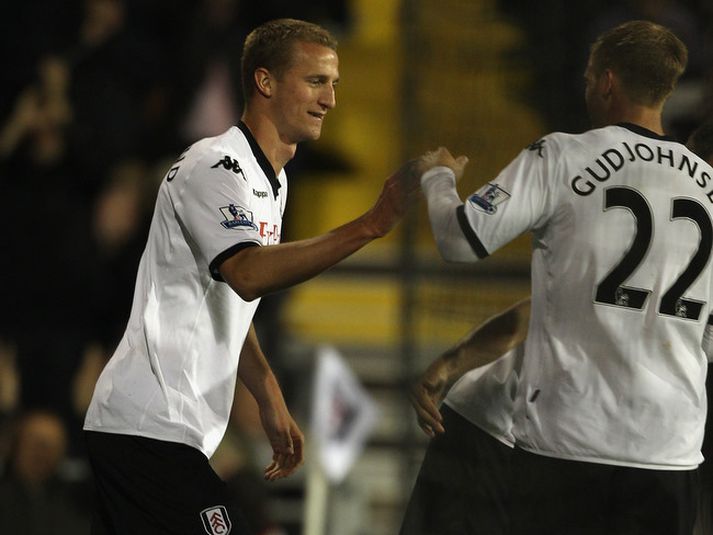 Brede Hangeland og Eiður SmáriGuðjohnsen