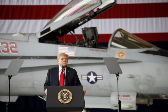 Donald Trump er forseti Bandaríkjanna.