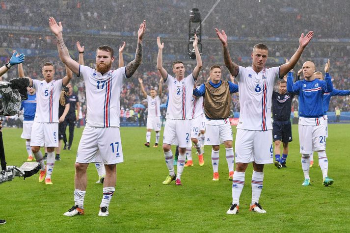 Aron Einar Gunnarsson, Birkir Már Sævarsson og Ragnar Sigurðsson eru allir komnir mjög nálægt því að spila hundrað landsleiki fyrir Ísland.