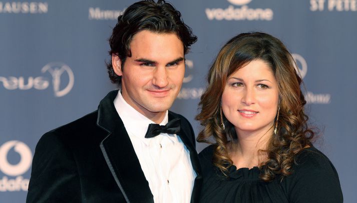 Roger Federer og Mirka.