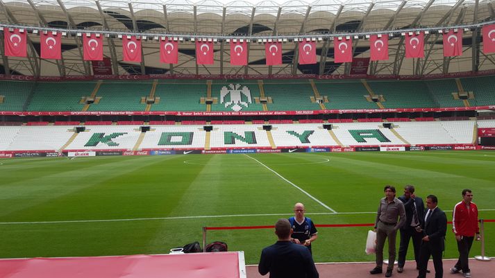 Torku Arena í Konya er stórglæsilegur.