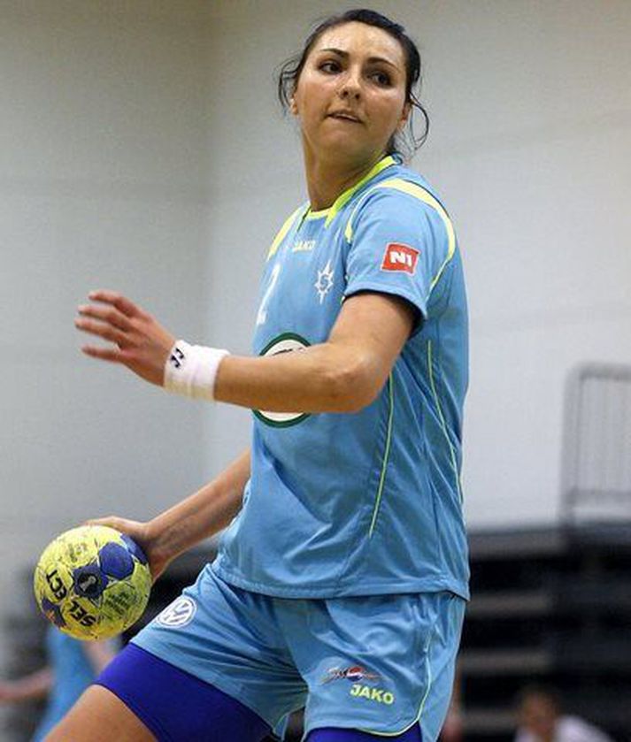 Alina Petrache átti góðan leik í liði Stjörnunnar en það dugði ekki til