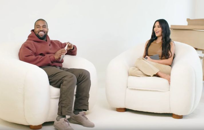 Kanye og Kim gengu í það heilaga árið 2014.