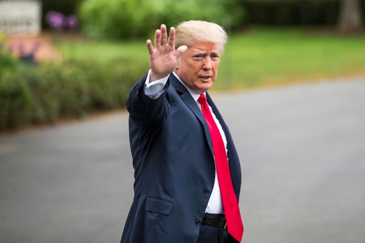 Trump hyggst tilkynna ákvörðun sína varðandi kjarnorkusamninginn við Íran á morgun.