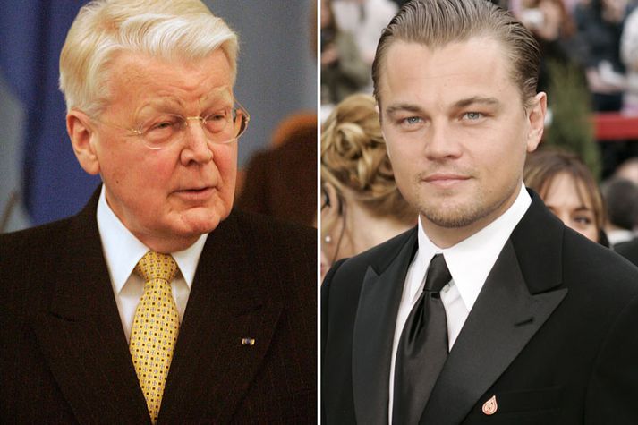 Ólafur Ragnar Grímsson og Leonardo DiCaprio sitja saman í dómnefndinni.