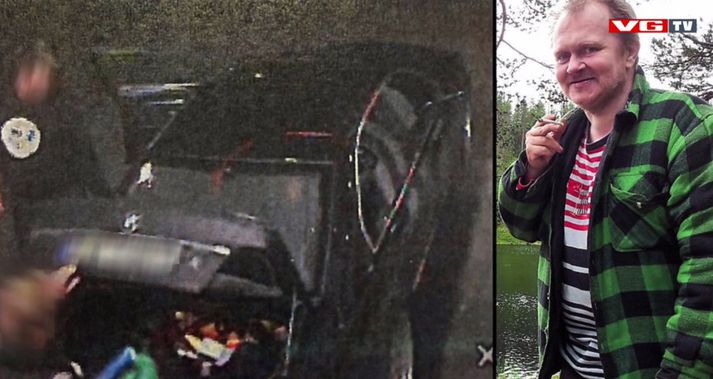 Bakken var sóttur af árásarmönnunum og sakaður um að hafa brotið gegn ættingja þeirra. Nils Olav Bakken sést á myndinni til hægri.