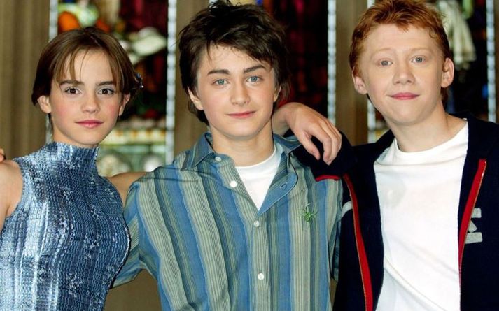 Emmu Watson ,Daniel Radcliffe og Rupert Grint á sínum tíma.