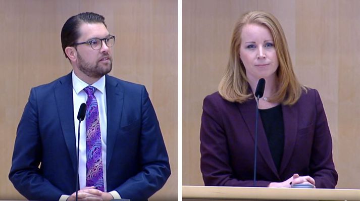 Jimmie Åkesson og Annie Lööf.