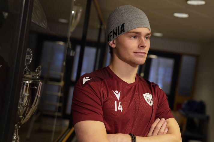 Jóhannes Kristinn Bjarnason er spenntur fyrir samkeppninni hjá Víkingi.