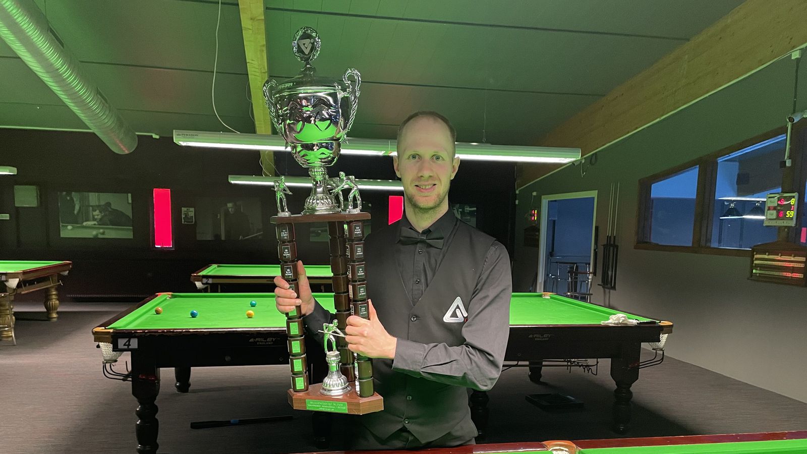 Sigurður Ís­lands­meistari í snóker í fyrsta sinn