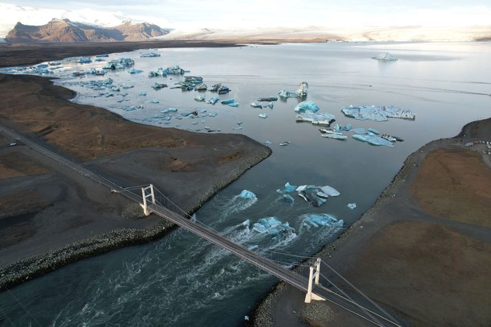 Um 120 þúsund ferðamenn heimsóttu Jökulsárlón á Breiðamerkursandi í júlí og um 140 þúsund í nýliðnum ágústmánuði.