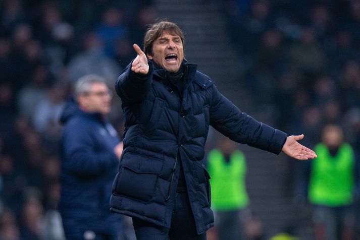 Antonio Conte hefur farið vel af stað í starfi knattspyrnustjóra Tottenham.