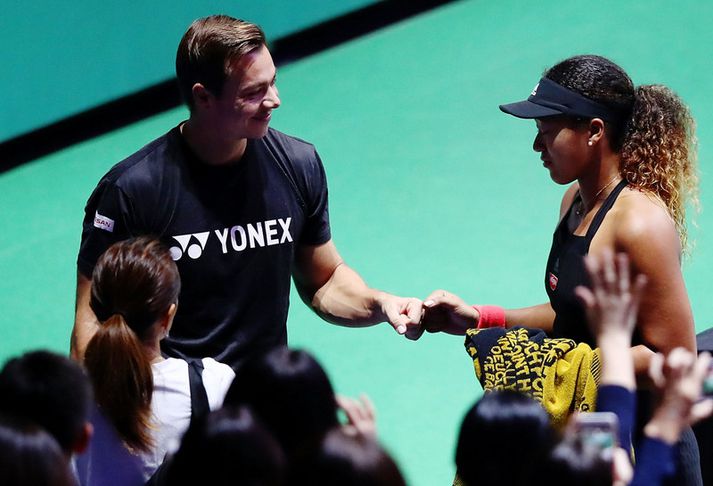 Sascha Bajin með Naomi Osaka.