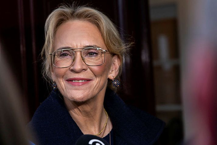 Þorgerður Katrín segir að Þjóðverjar séu að bæta verulega í fjárfestingar í varnarmálum, og horfi í auknum mæli til Norður Atlantshafs hvað það varðar.