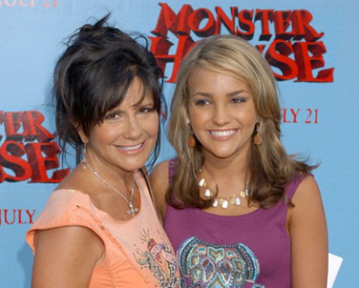 Spearsmamman Lynne og Jamie Lynn litla systir Britney.