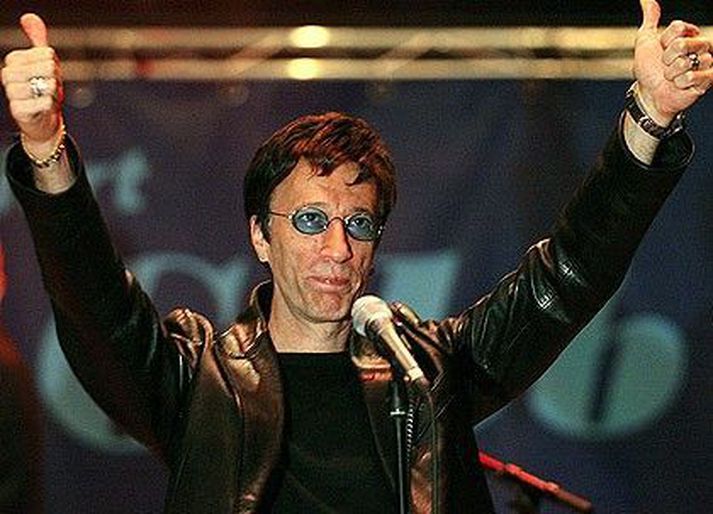 Robin Gibb, einn af meðlimum hljómsveitarinnar Bee Gees