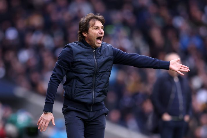 Framtíð Antonios Conte hjá Tottenham er óráðin.