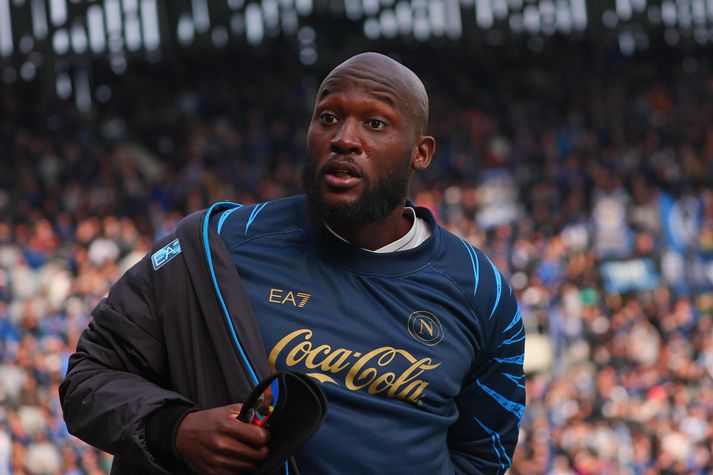 Romelu Lukaku er væntanlega á förum frá Napoli. 