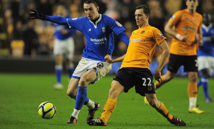 Eggert í leik með Wolves.