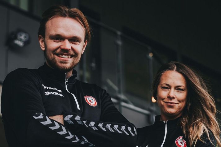 Daniel Agergård og Johanna Almgren munu stýra Kristianstad á næstu leiktíð.