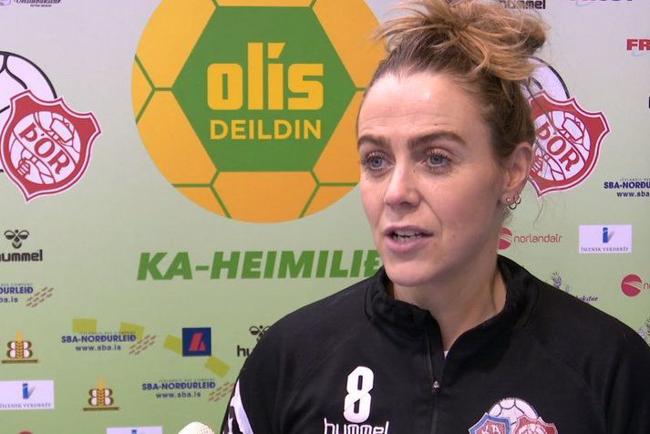 Martha Hermannsdóttir vonast til að geta byrjað að spila aftur með KA/Þór liðinu eftir fjórar vikur.