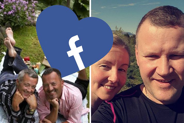 Sumum þykir hentugt fyrirkomulag að deila Facebook-síðu með maka sínum. Pörin Beggi og Pacas og Svala og Davíð eru meðal þeirra.