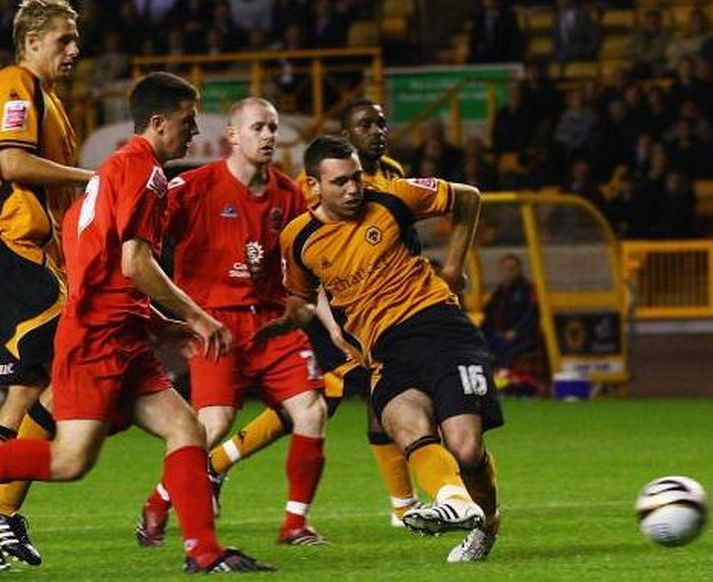 Mark Davies í leik með Wolves.