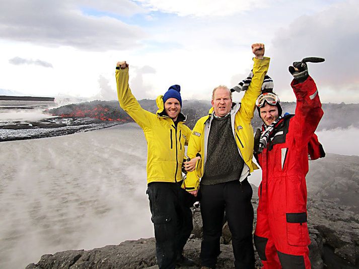 Björn Hóarsson og synir hans Kári og Steinar eiga allt hlutafé Extreme Iceland.