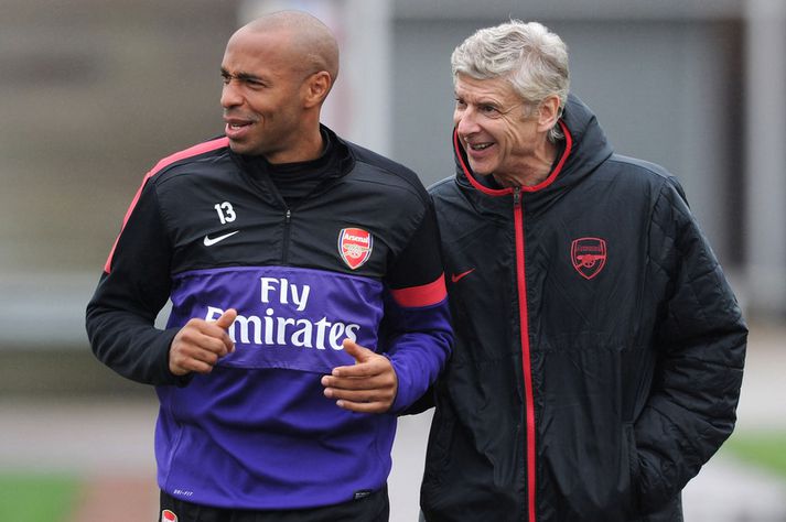 Thierry Henry og Arsene Wenger.